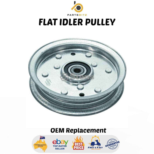 Flat Idler Pulley Suits Cub Cadet & Mtd Ride on Mowers 756-04129 , 753-08171 - Parts bitz