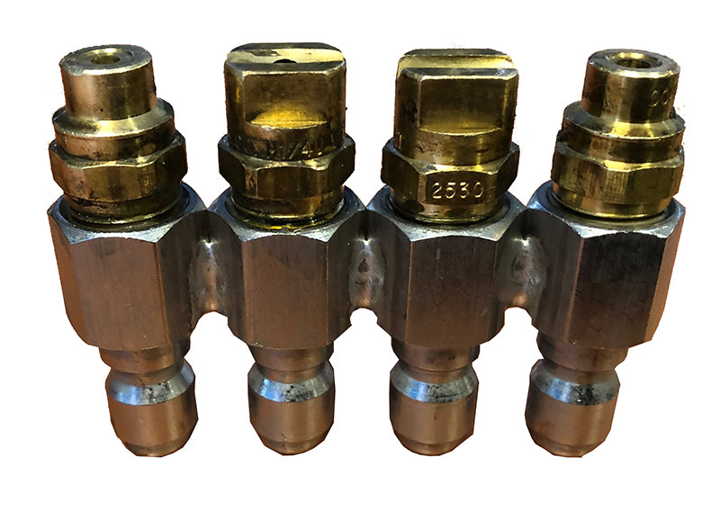 JROD Multi Nozzle Holder Softwash with Brass nozzles
