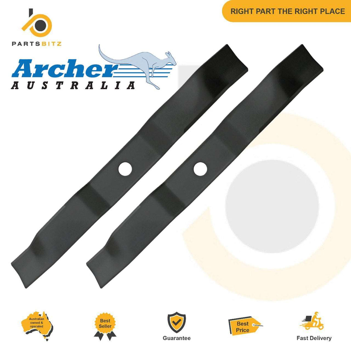 2 X 40" Mulching Blades for Rover & Murray Mower 095103E701 , 095103E701MA - Parts bitz