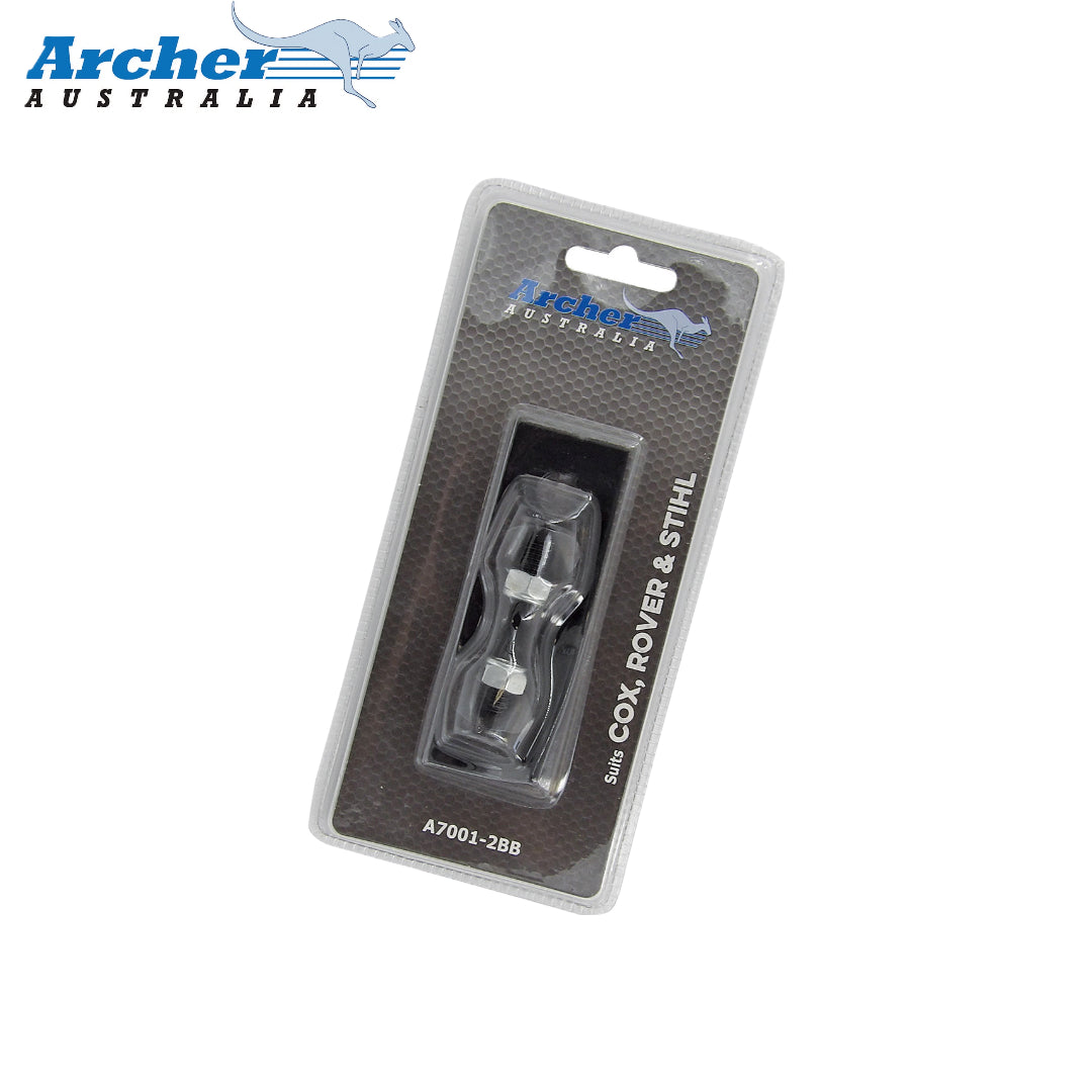 2 X Blades & Bolts fits 18" 20" Rover Rear Catcher Lawn Mowers A01118K A00672K - Parts bitz