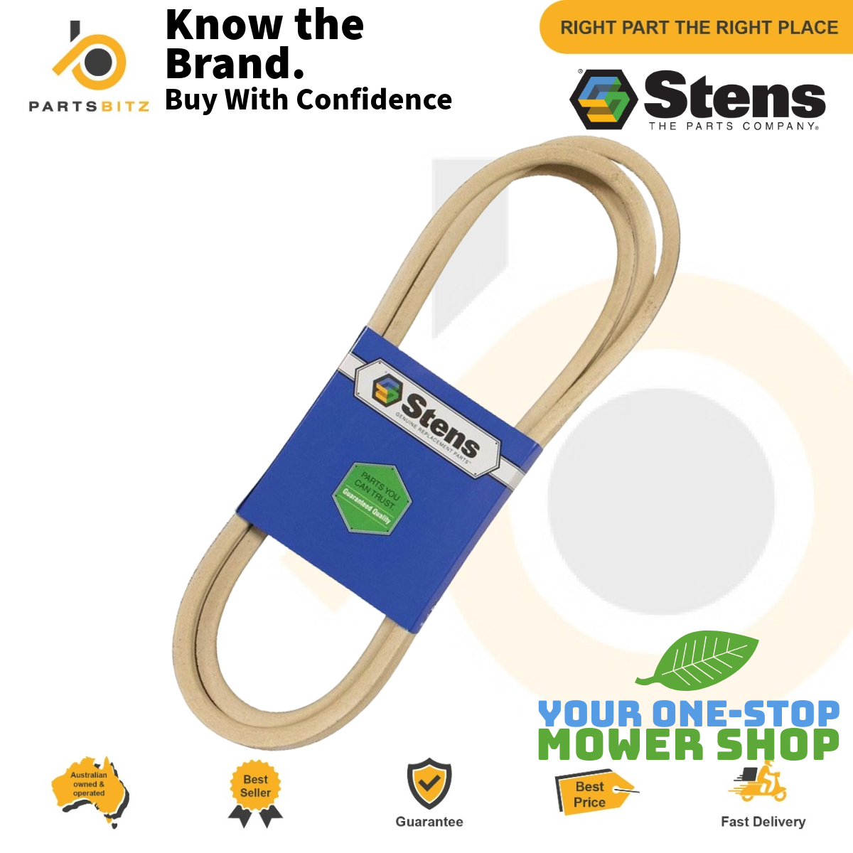 Blade Belt for John Deere Mowers X300 X304 42" Deck M154621 , M154624