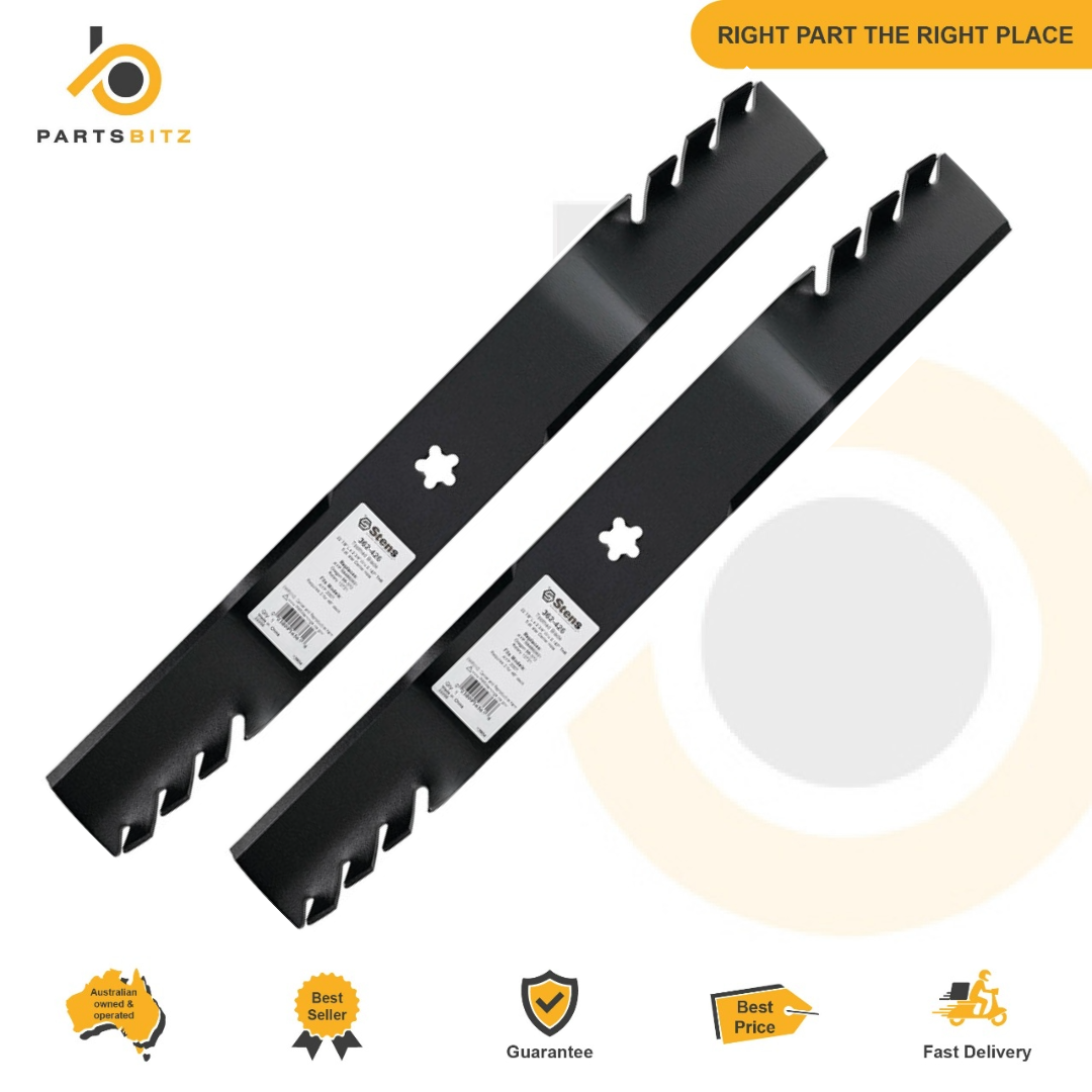 46" Toothed Blades for Husqvarna Craftsman Ride on Mowers 532 40 53 80 594892801 - Parts bitz