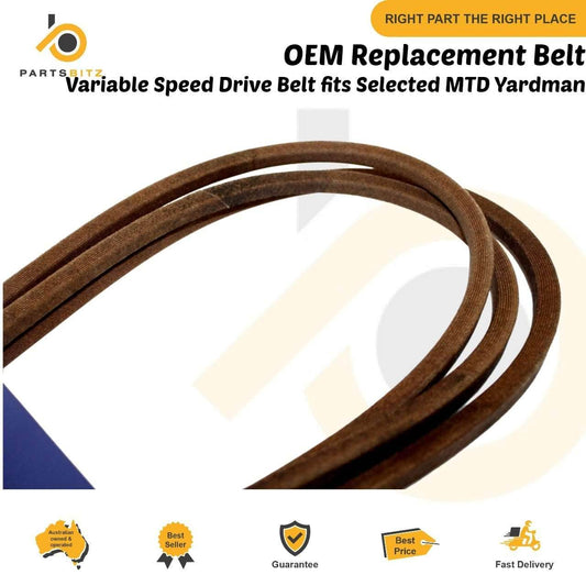 Variable Speed Drive Belt fits Selected MTD Yardman Mowers 754-0370 , 954-0370 - Lawn Mower Belts - 33.50 - Lawn Mower Belts