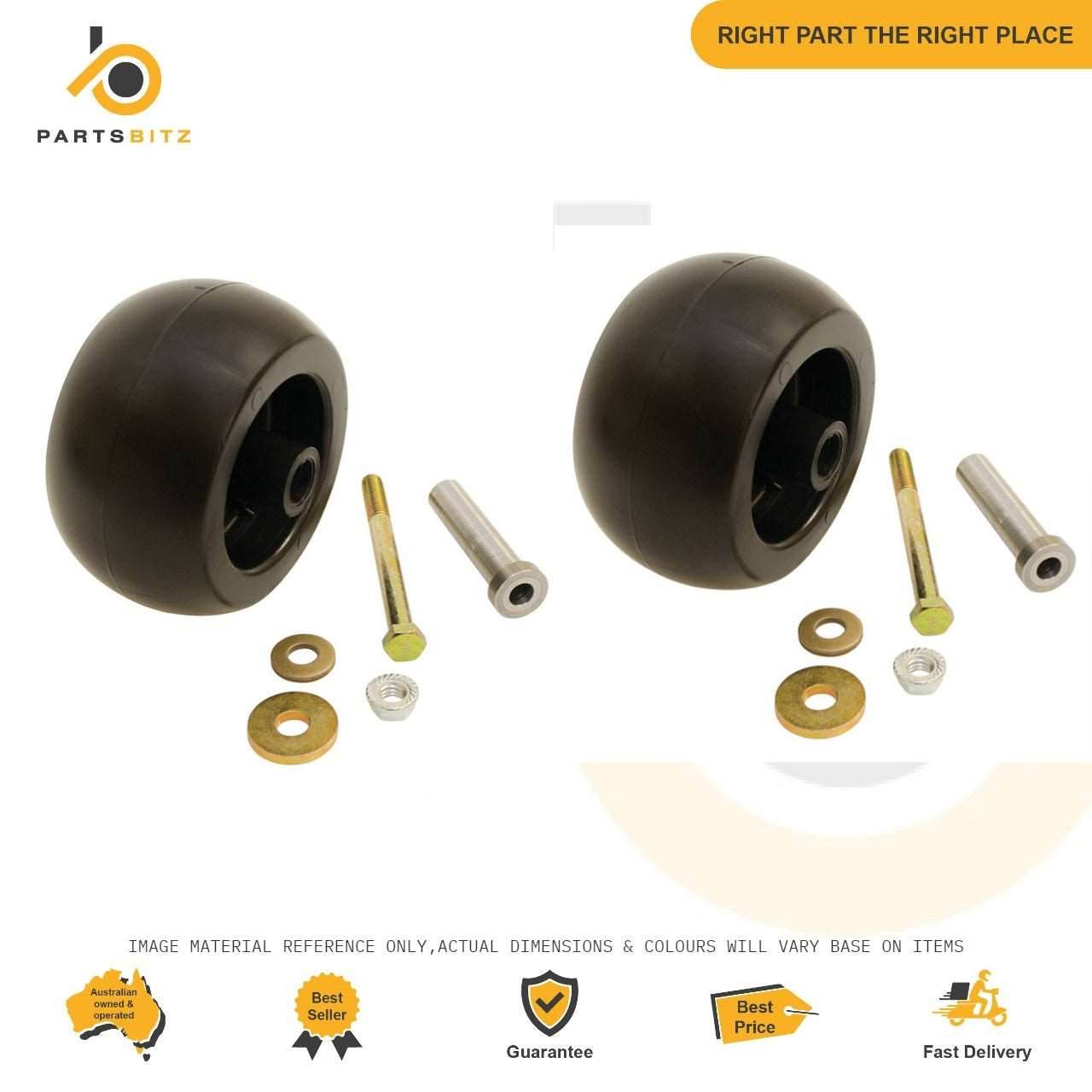 2 X Deck Wheels Kit Fits Toro Fits Exmark 103-3168 103-4051 - Lawn Mower Wheels - 55.50 - Lawn Mower Wheels