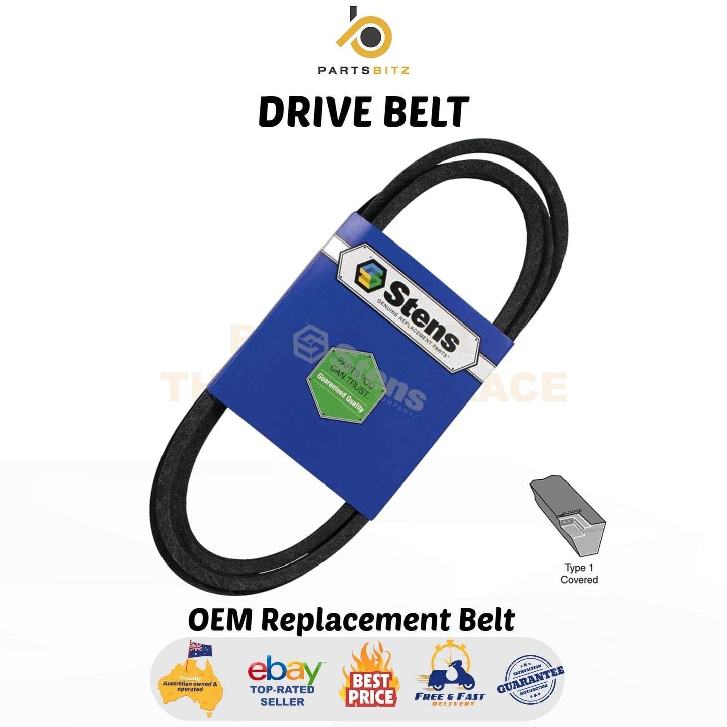 Drive Belt Suits Husqvarna , Poulan , Craftsman 532 12 59 07 - Lawn Mower Belts - 38.50 - Lawn Mower Belts