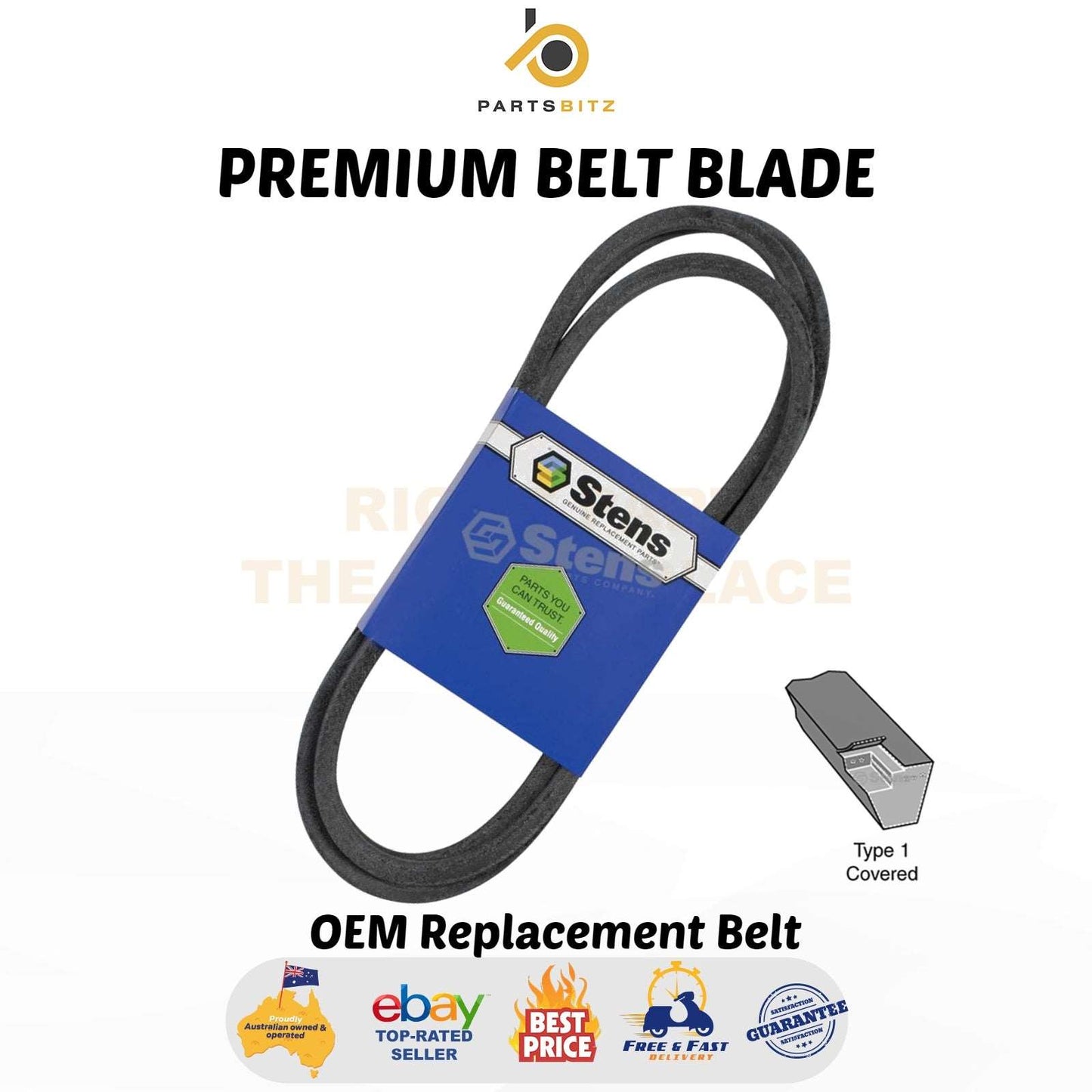 Premium Deck Belt for 42" Cut John Deere & Sabre Mowers GX20072 GY20570