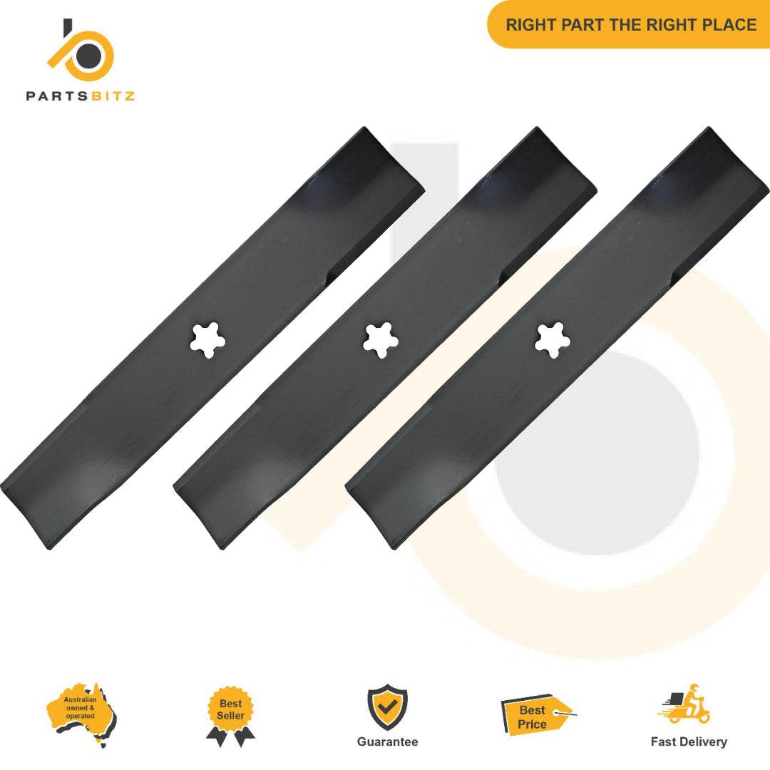 6X 42" Blades for Husqvarna Ride on Mower YTH2242TD , EZ4217 , EZ4220 , FEZ4216 - Parts bitz