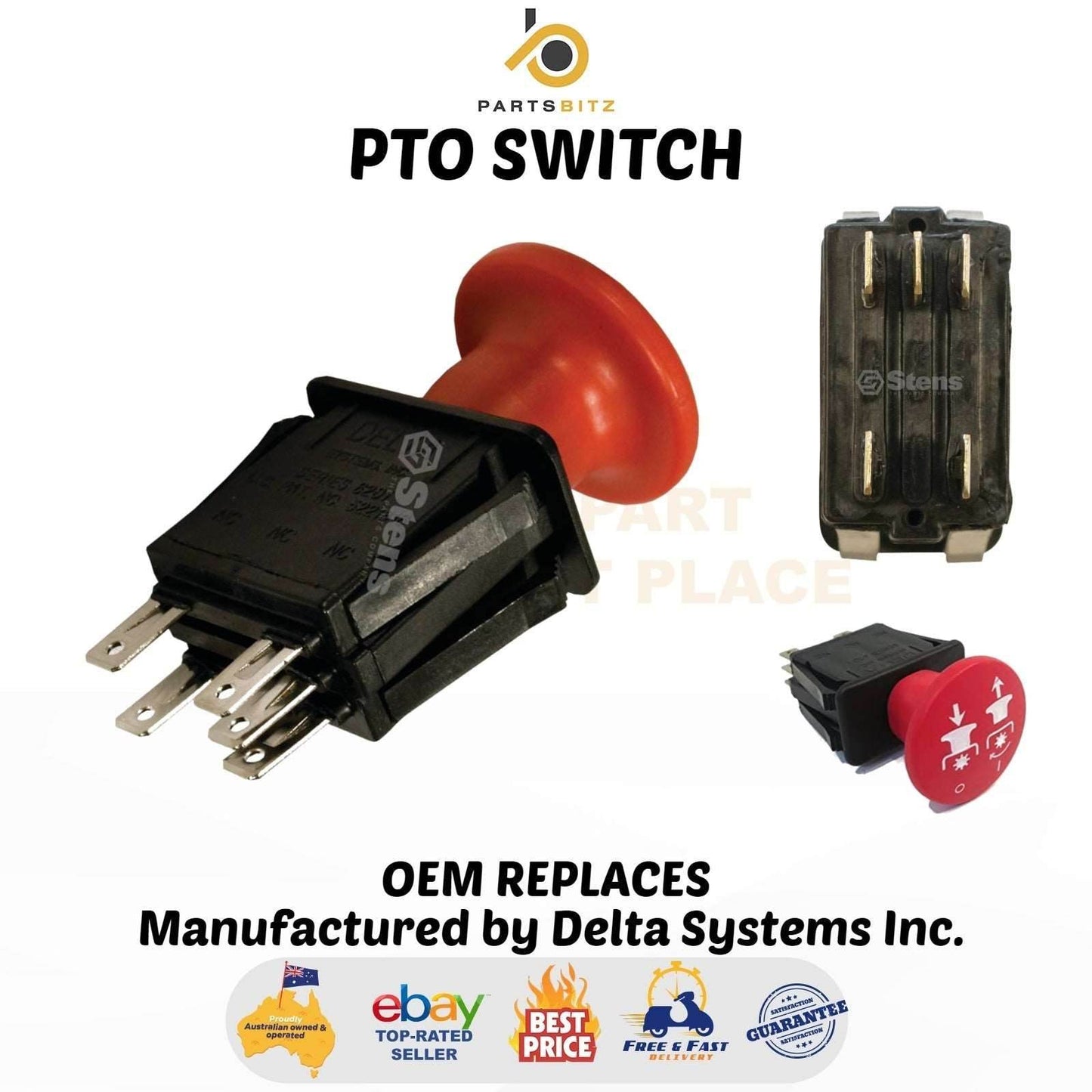 Ride on Mower PTO Switch for Toro Mowers 93-9998 , 93-9999 , 95-4108 , 95-7489 - Lawn Mower Accessories - 59.89 - Lawn Mower Accessories