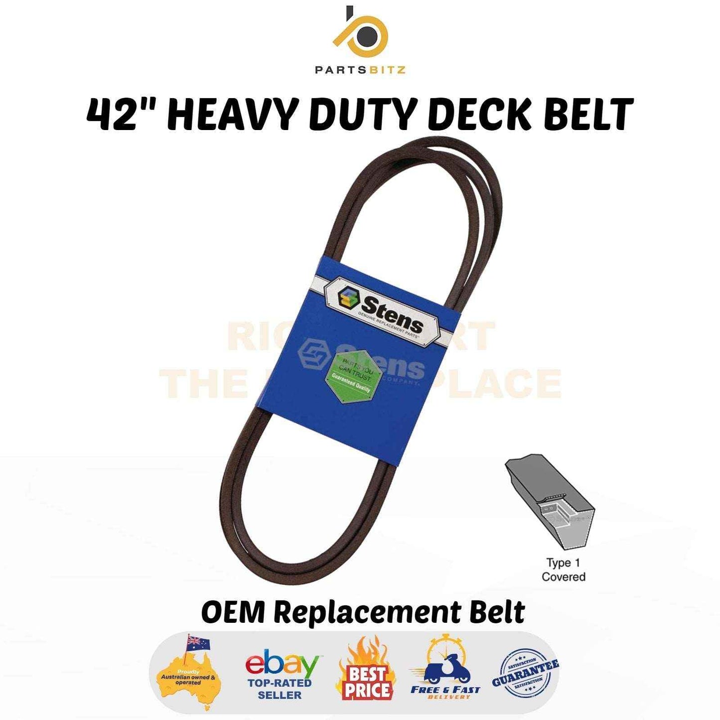 Deck Belt For 42" Cut MTD Cub Cadet Yardman Ride on Mowers 754-04045 954-04045 - Parts bitz
