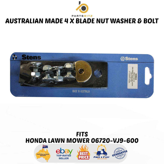 Australian Made 4 X Blade Kit 21" Inch Fits Honda Lawn Mower 06720-vj9-600 - Parts bitz