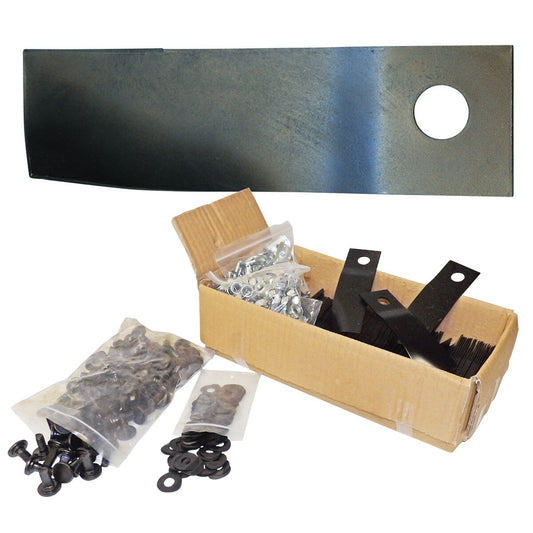 100pcs Blade & Bolt Fits Honda Lawn Mowers HRU19 HRU21 06720-VA3-K00 19" 21"