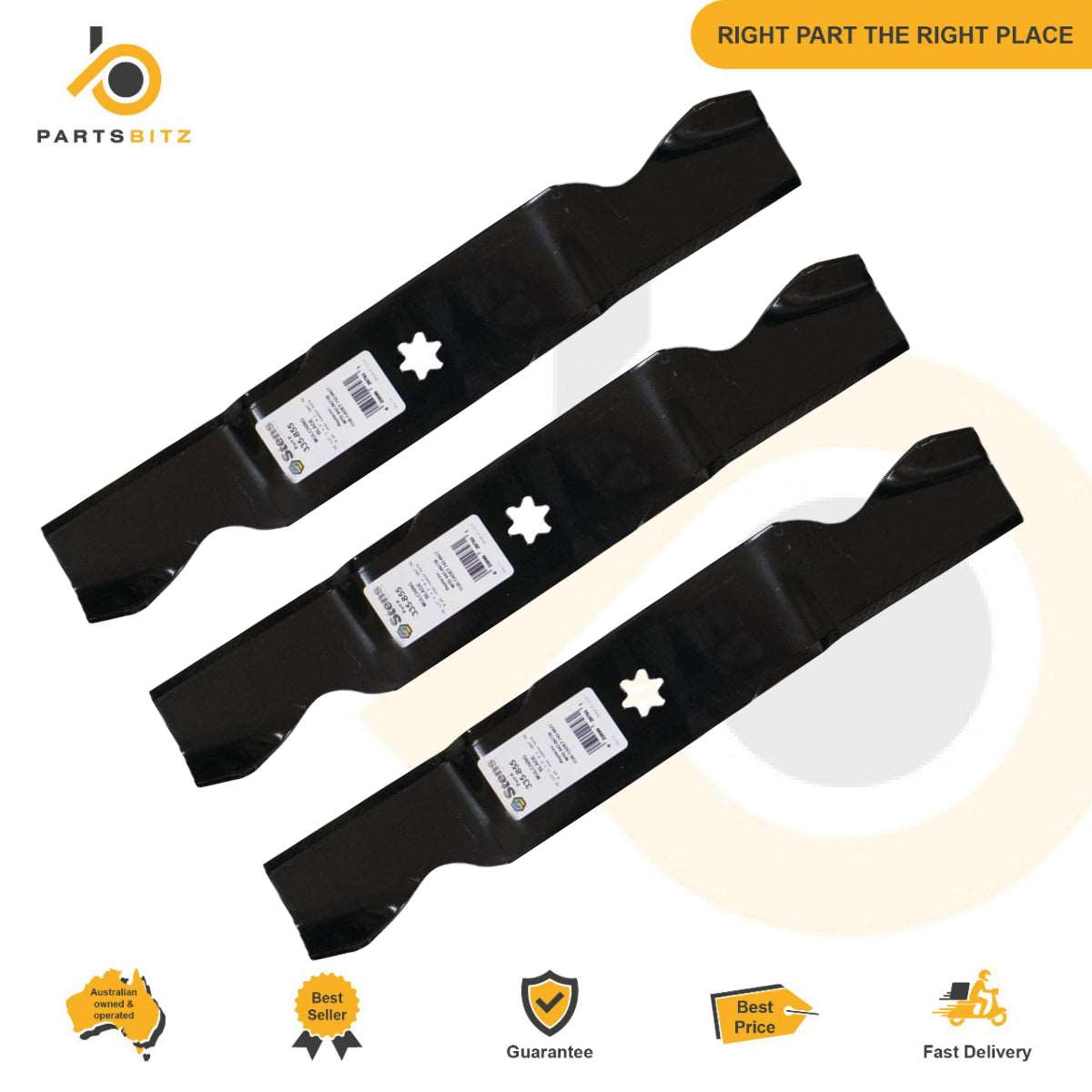 54" Blades for Cub Cadet Ride on Mowers 942-0677 742-0677 942-0677A