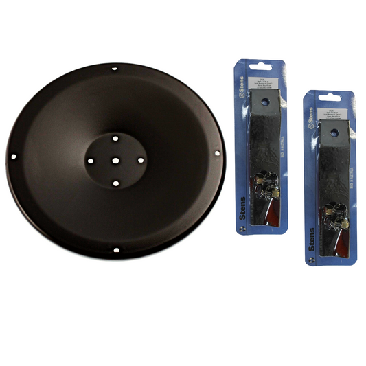 Blade Disc & Blades For Cox Lawnboss Orion Xl Nova Mower 32" Inch AM76H7 SKIT55