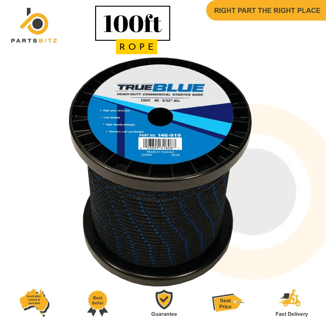 Genuine Stens Starter Rope 100ft Cord 4mm fits Mowers Trimmers Chainsaws - Lawn Mower Starter Rope - 37.50 - Lawn Mower Starter Rope