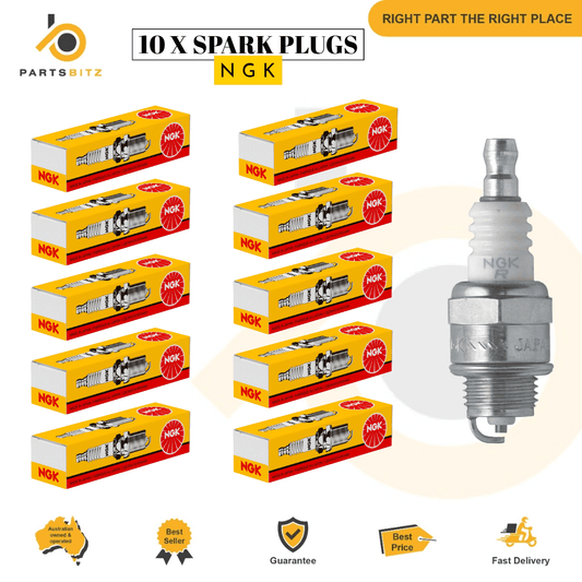 10 X Genuine NGK BPMR7A Spark Plug For Husqvarna ,John Deere,Kawasaki - SPARK PLUG - 55.50 - SPARK PLUG