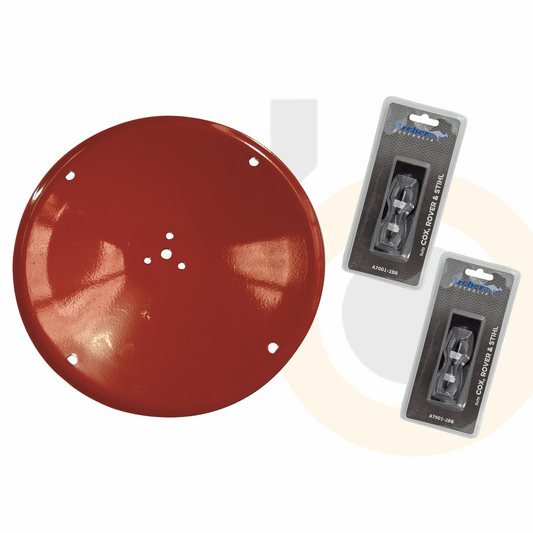 Lawn Mower Blade & Disc Fits 18" Rover A01022 A00672K A01118K