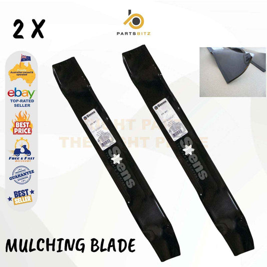 42" Ride on Mower 3 in 1 Mulching Blades Suits Mtd & Cub Cadet 742-0616 942-0616 - Parts bitz