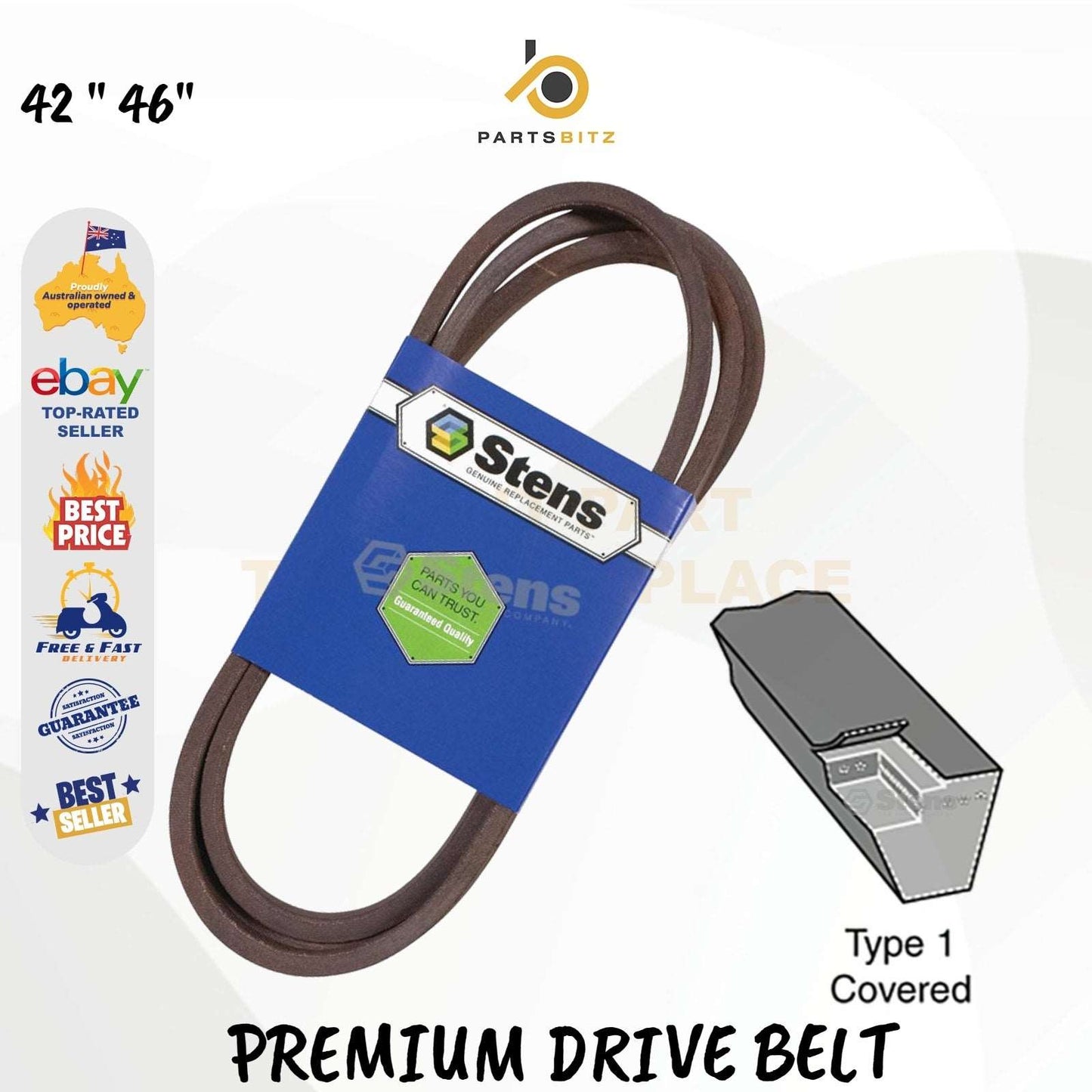 Drive Belt Suits Selected 42" 46" MTD Mowers 754-0468 , 954-0468