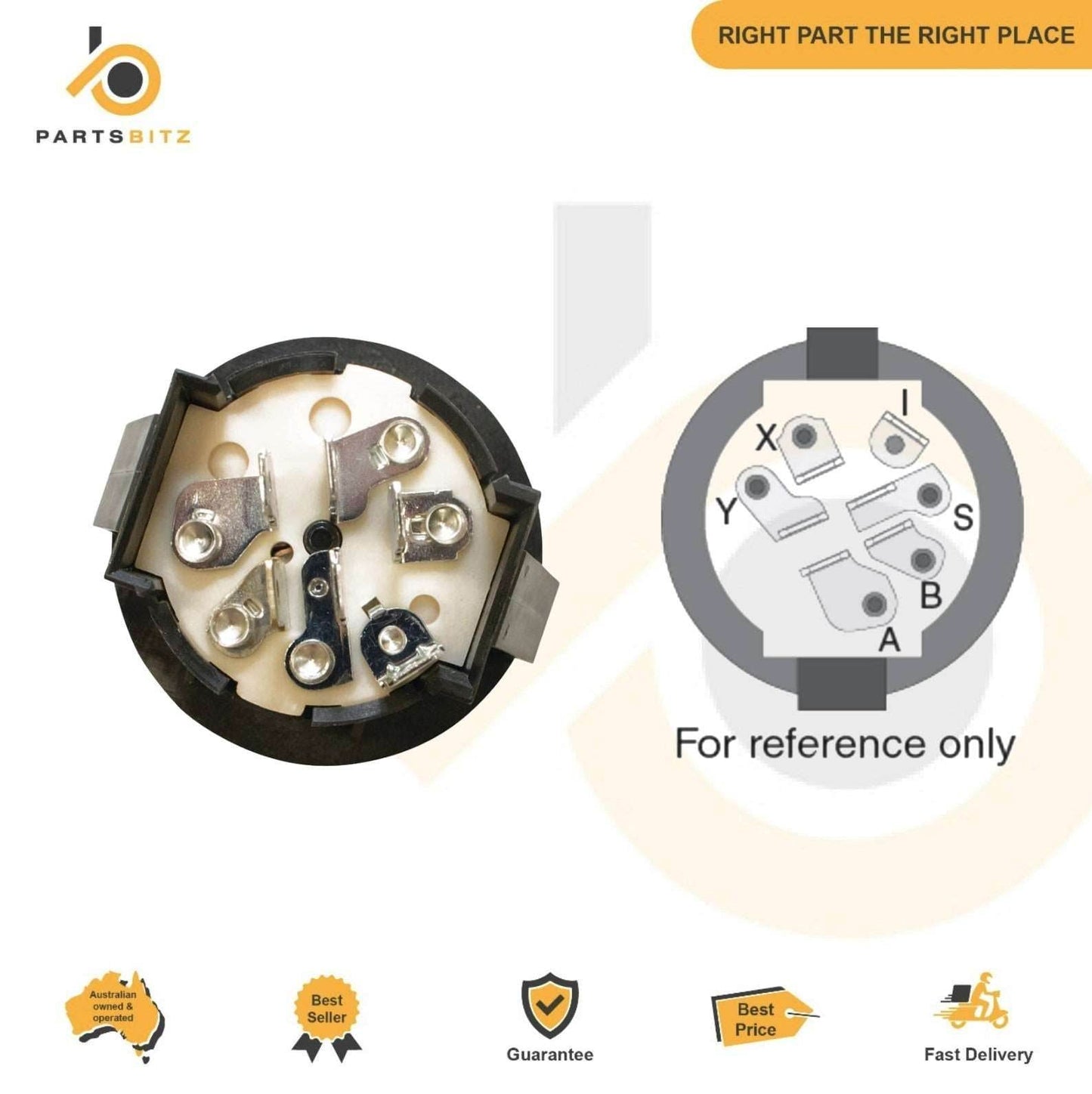 Ignition Switch & Two Keys Fits Toro 117-2222, 137-4101 - IGNITION SWITCH - 44.50 - IGNITION SWITCH