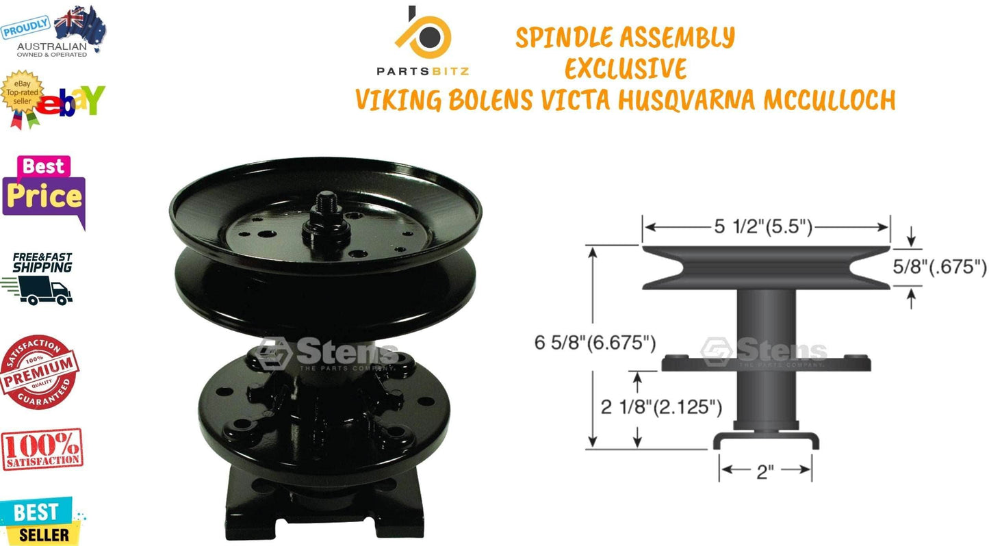 Spindle Assembly Suits Victa Viking , Bolens , Noma Ride on Mower - LAWN MOWER SPINDLE - 84.50 - LAWN MOWER SPINDLE