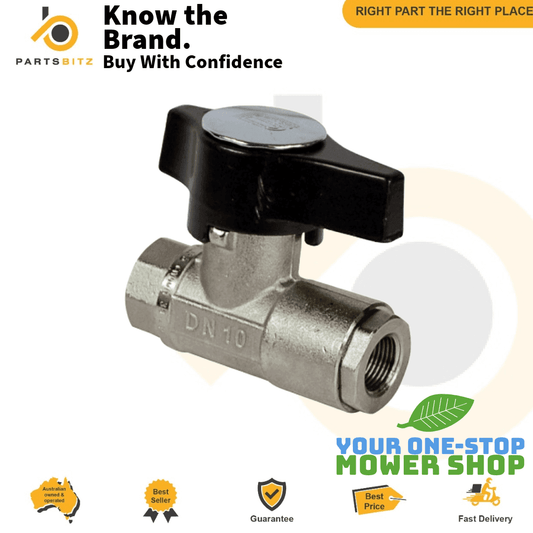 DN10 Brass Shut Off Ball Valve 1/2″ F/F – 3045 PSI Maximum MTM Hydro - Parts bitz