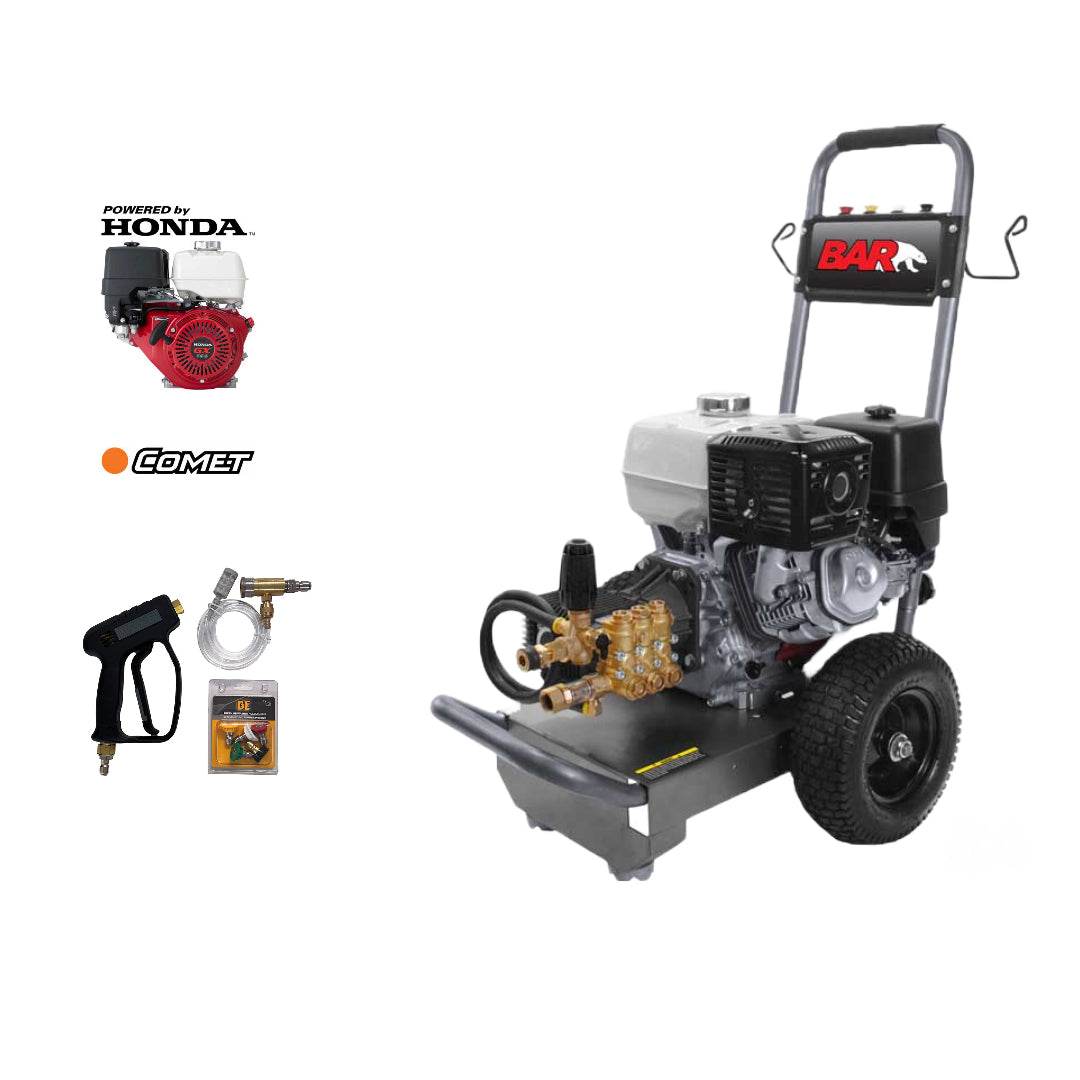 High Pressure Cleaner Honda Engine with Comet Pump 4000 PSI @ 15LPM - Parts bitz