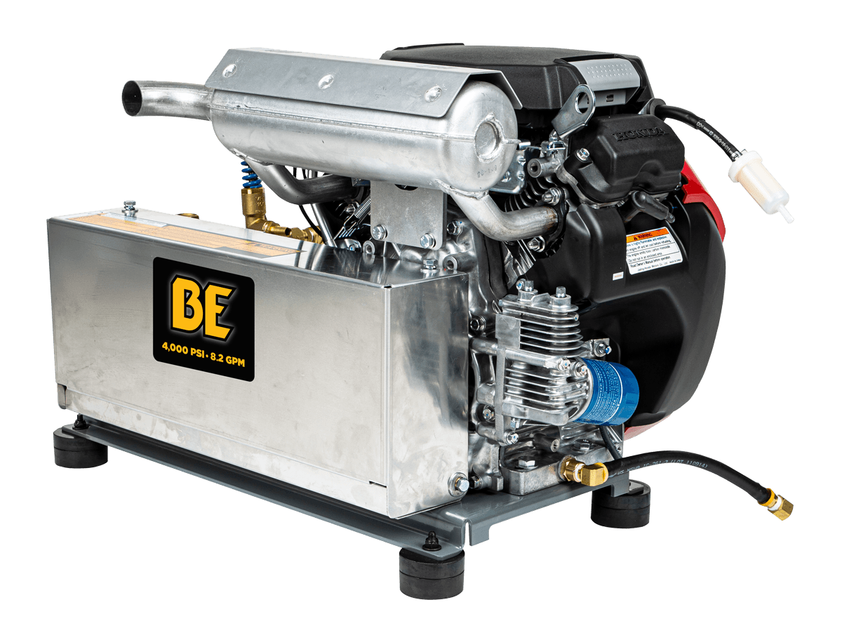 Pressure Cleaner Electric start Honda GX690 Belt Drive Interpump 4000psi 31L/min - Parts bitz