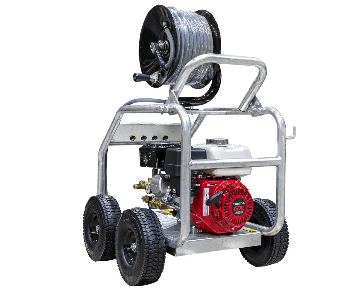 Pressure Cleaner Honda , With Comet pump 4000psi 15L/min– with 30m Hose Reel Fitted - Parts bitz