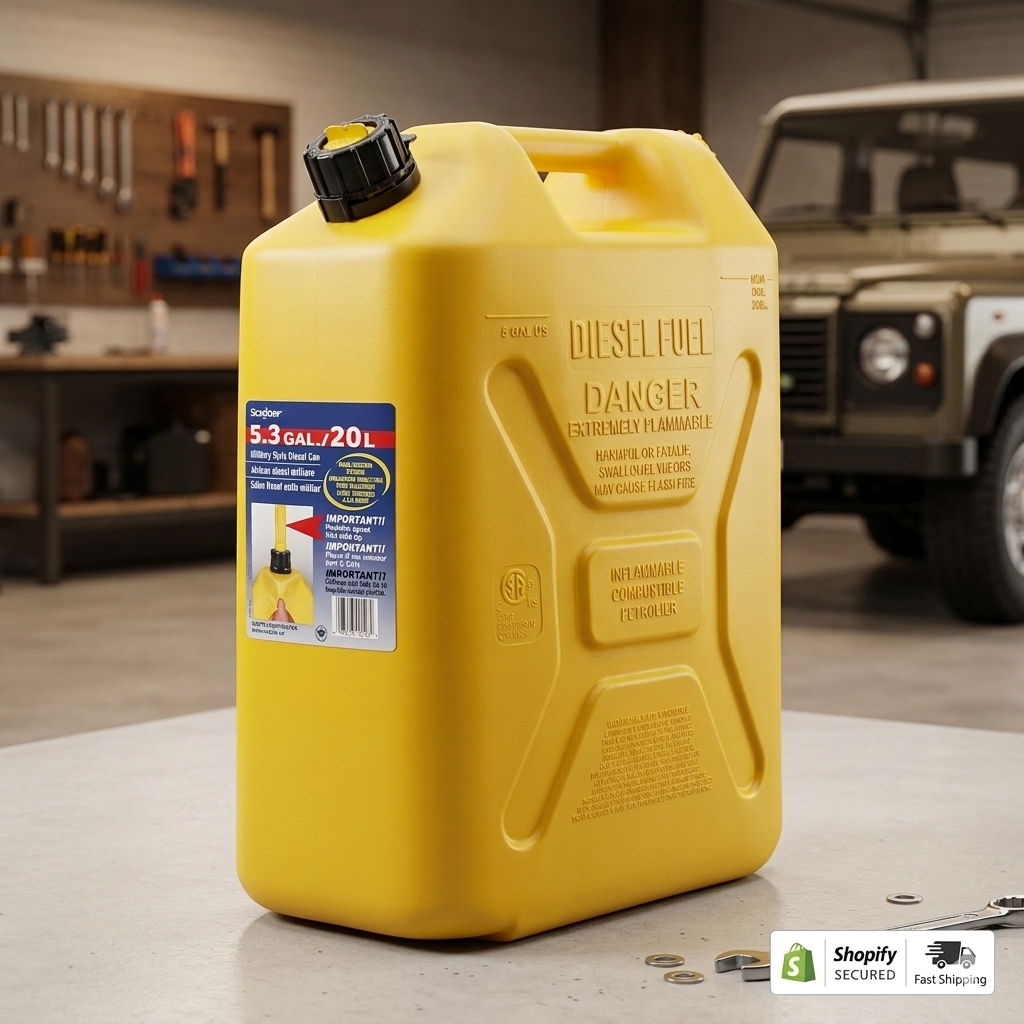20L Diesel Jerry Can and Pourer - Parts bitz