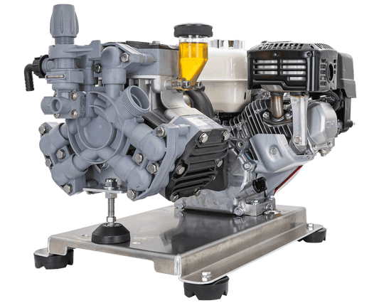 Soft Wash Skid Honda GX200 Electric Start P40/20 Pump with Gear Box – COMET Soft Wash Pump - Parts bitz