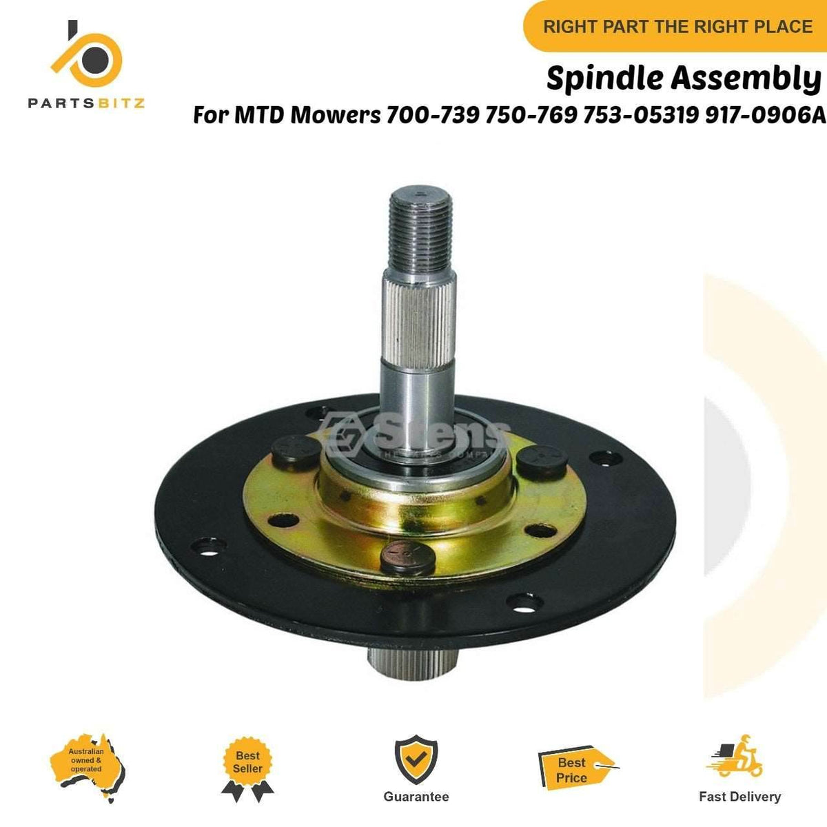 Spindle Assembly for MTD Mowers 700-739 750-769 753-05319 917-0906A - Parts bitz
