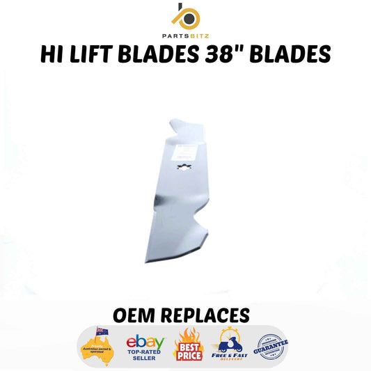 2 X Blades Fit 38" MTD Ride On Mower 1992 Onwards 942-0610A 742-0610 - Parts bitz
