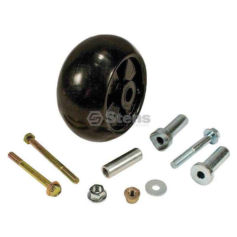 2 X Deck Wheels & Axle Kits for John Deere Ride on Mowers AM116299 AM133602 - Parts bitz