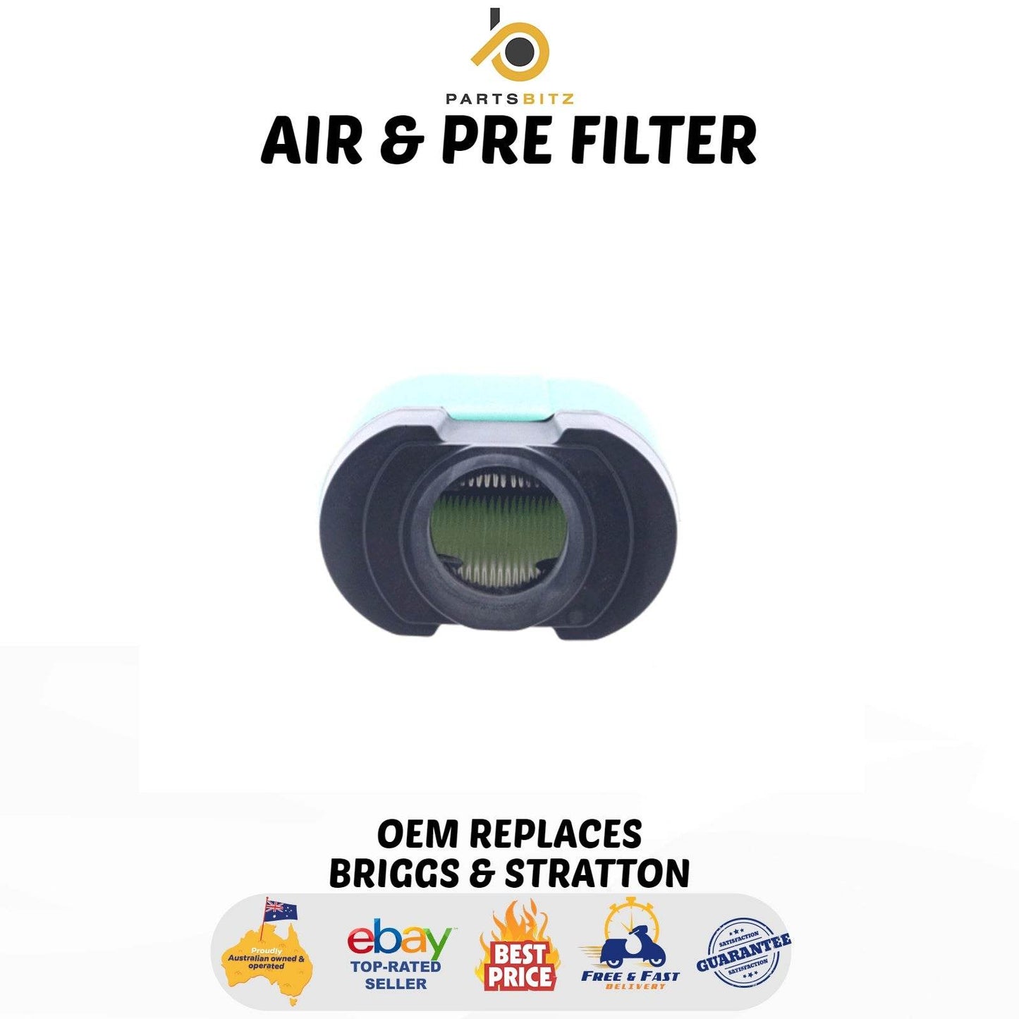 Air Filter for Briggs & Stratton 792105 276890 593240 - AIR FILTER - 24.89 - AIR FILTER