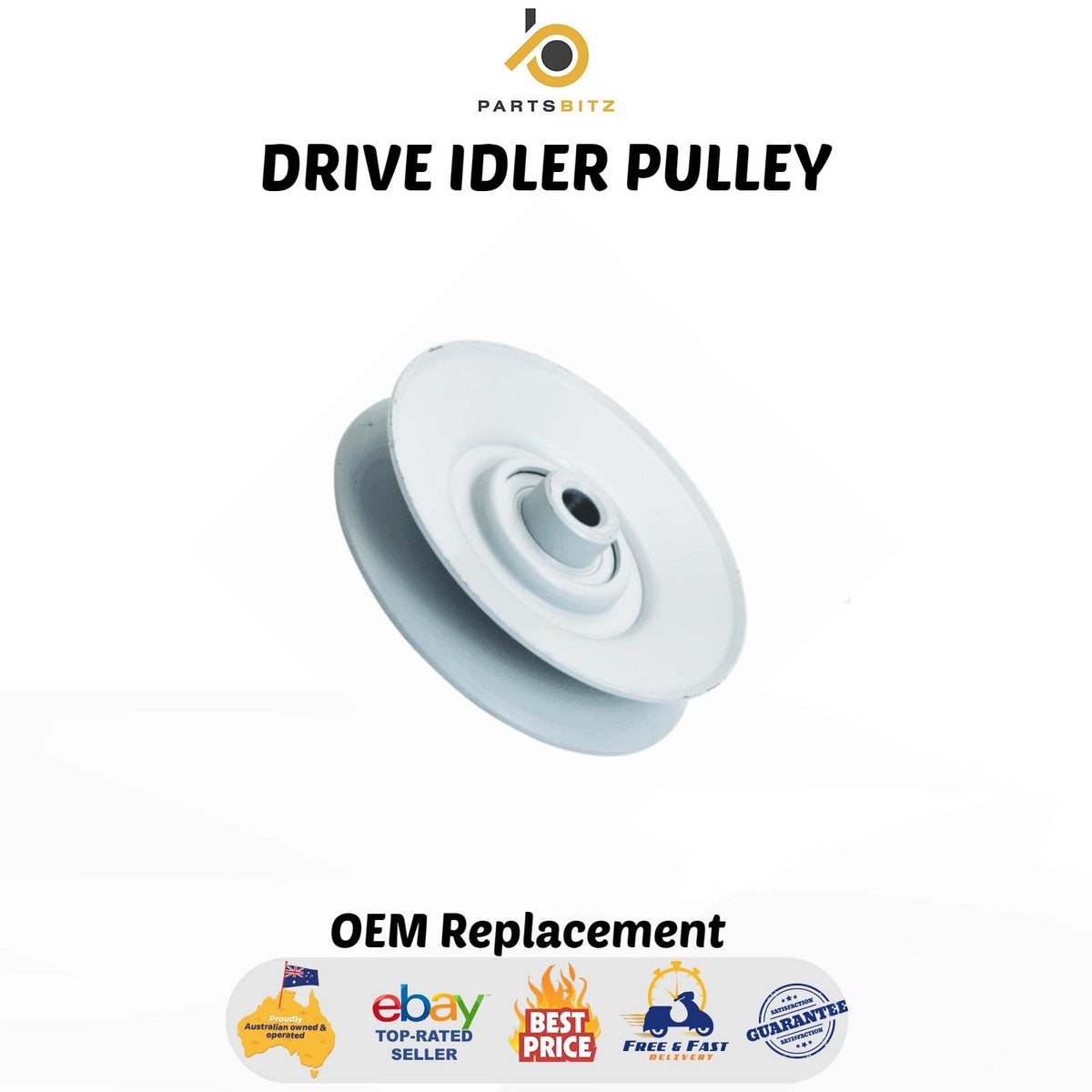 Drive Idler Pulley Suits Selected Husqvarna 532 13 92-45 Ride on Mower - Parts bitz