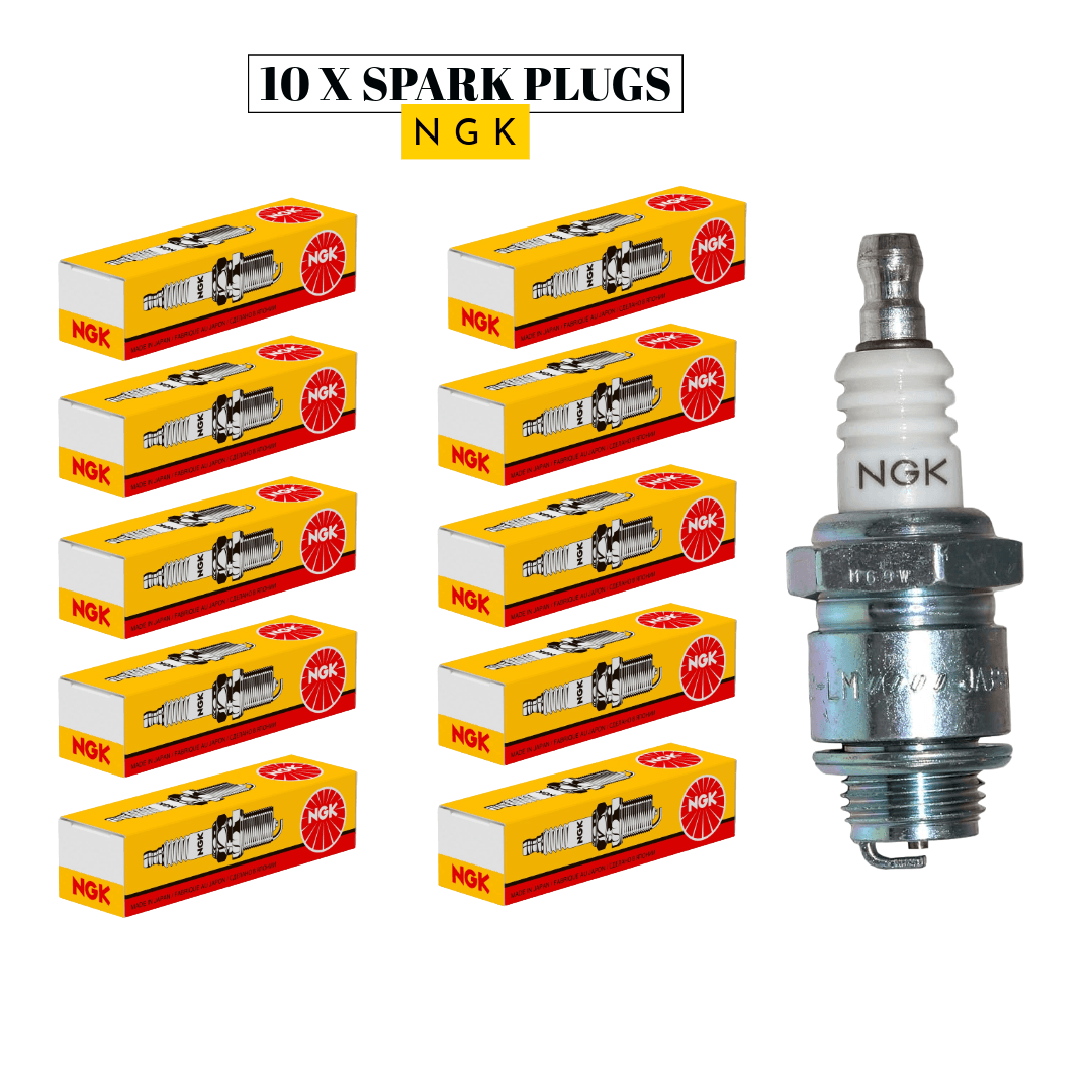 10 X Genuine NGK B2LM Spark Plug For Briggs and Stratton Tecumseh J19LM - Parts bitz