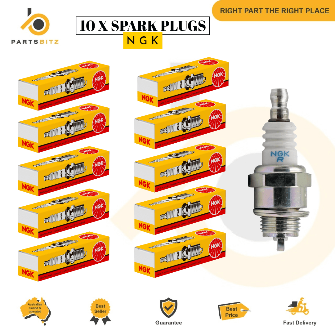 10 X Genuine NGK BPMR4A Spark Plug For Kawasaki , Toro - Parts bitz