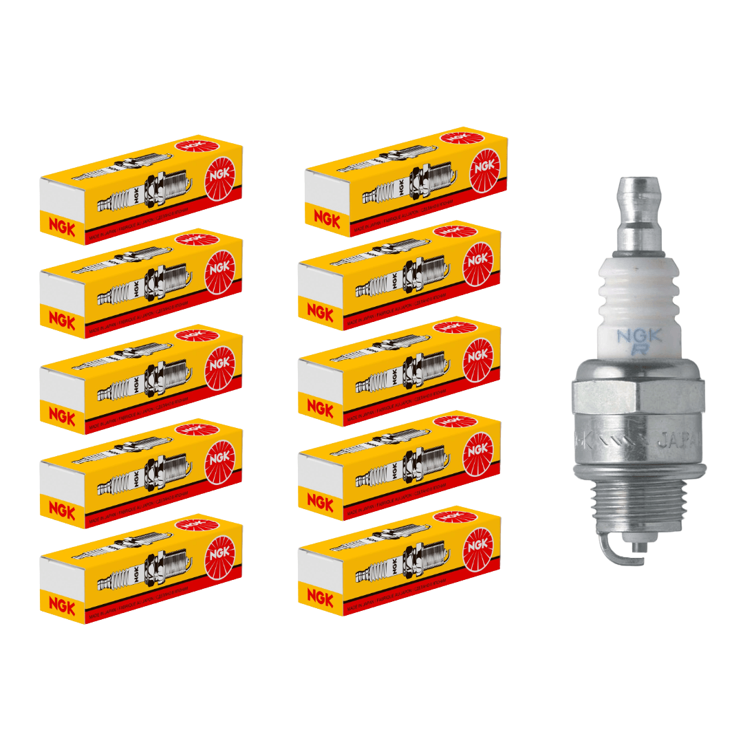 10 X Genuine NGK BPMR7A Spark Plug For Husqvarna ,John Deere,Kawasaki - Parts bitz