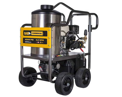 Hot Water Petrol Pressure Cleaner 4,000 psi @ 15 L/min Honda Engine with Comet pump