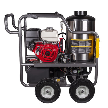 Hot Water Petrol Pressure Cleaner 4,000 psi @ 15 L/min Honda Engine with Comet pump