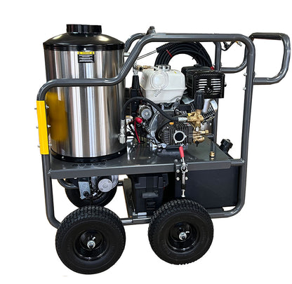 Hot Water Petrol Pressure Cleaner 4,000 psi @ 15 L/min Honda Engine with Comet pump