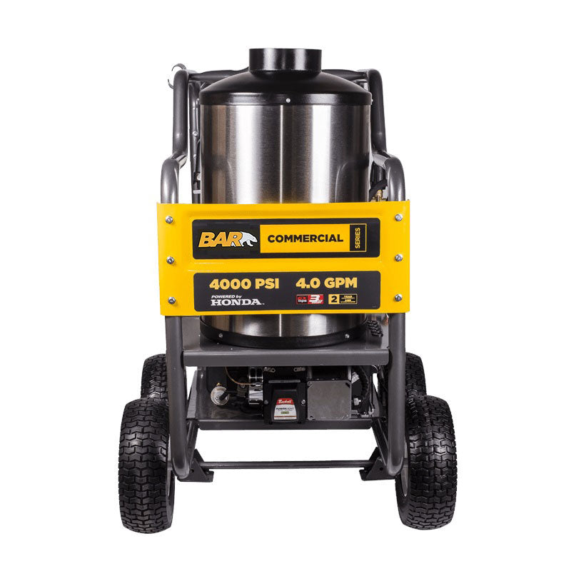 Hot Water Petrol Pressure Cleaner 4,000 psi @ 15 L/min Honda Engine with Comet pump