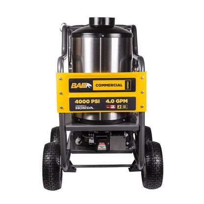 Hot Water Petrol Pressure Cleaner 4,000 psi @ 15 L/min Honda Engine with Comet pump