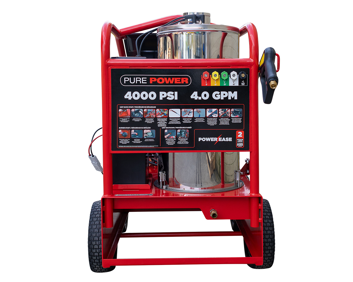 Canada Made Hot Pressure Cleaner 4000PSI Petrol Engine 15HP Electric Start