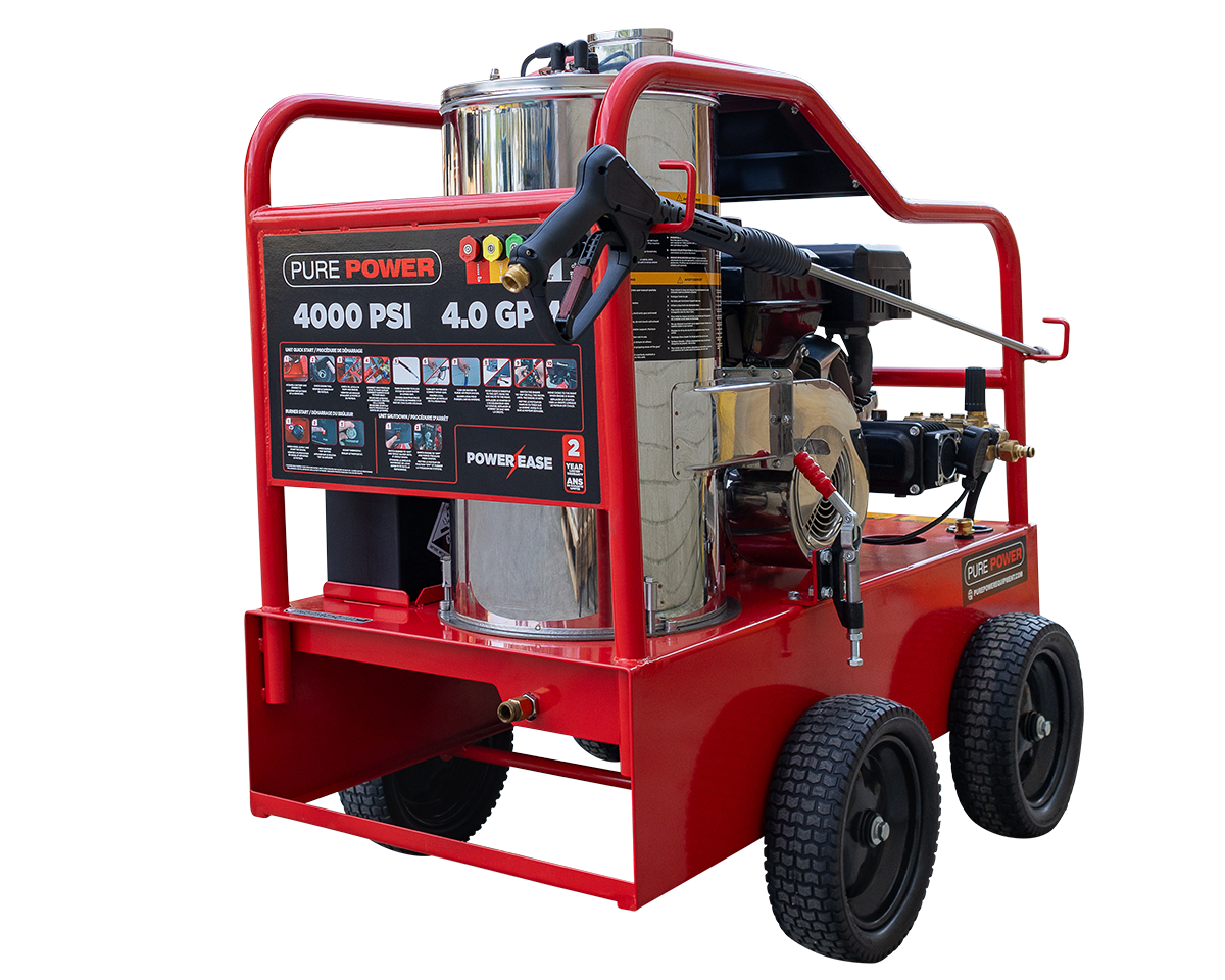 Canada Made Hot Pressure Cleaner 4000PSI Petrol Engine 15HP Electric Start