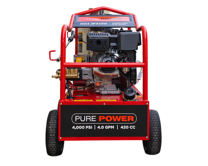Canada Made Hot Pressure Cleaner 4000PSI Petrol Engine 15HP Electric Start