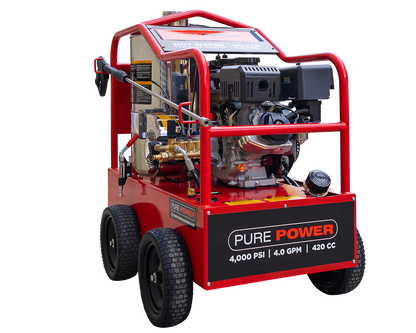 Canada Made Hot Pressure Cleaner 4000PSI Petrol Engine 15HP Electric Start