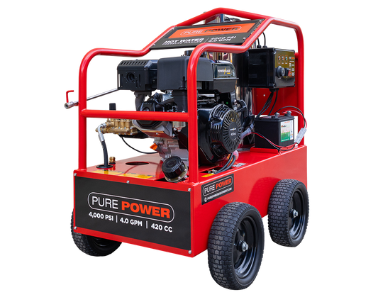 Canada Made Hot Pressure Cleaner 4000PSI Petrol Engine 15HP Electric Start