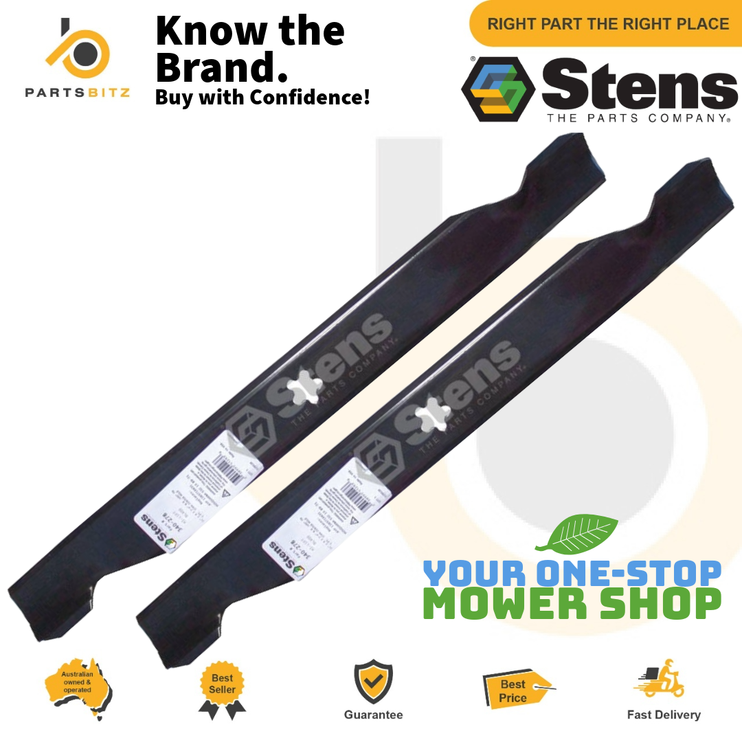 2 X 42" Hi Lift Blades for Husqvarna , Craftsman Mowers LT125 LT140 LTH1842 - Parts bitz