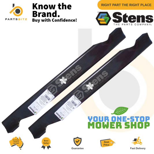 2 X 42" Hi Lift Blades for Husqvarna , Craftsman Mowers LT125 LT140 LTH1842 - Parts bitz